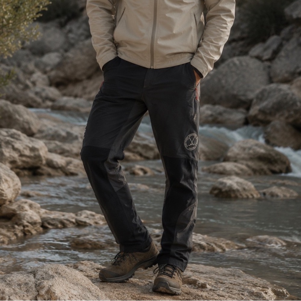 Rab Torque Mountain Hiking Pants Mens 32x32 Grey Softshell Colorado Mtn School